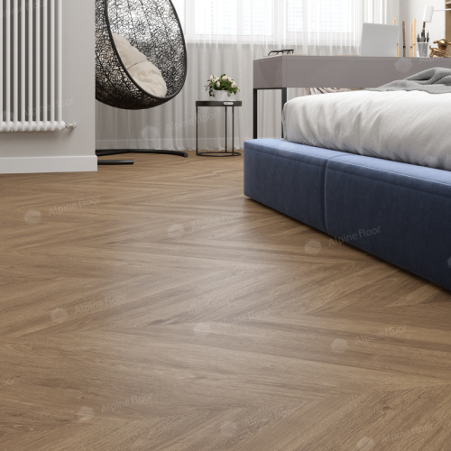 Кварц виниловый ламинат Alpine Floor Ultra LVT ЕСО 5-25 Французская Ёлочка