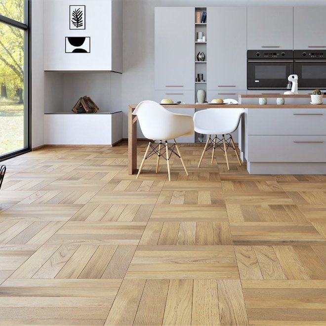 Паркет ёлка Gran Parte Венгерская ёлка 007 Грано Грано 15х110х550 - фото 5