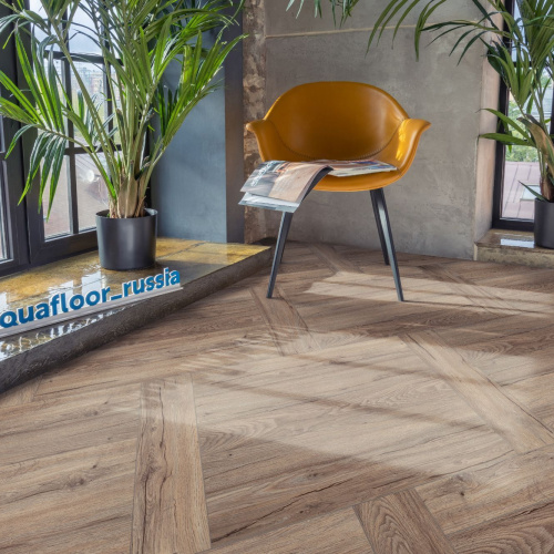 Кварц виниловый ламинат Aquafloor Space Parquet Light AF4503PQL