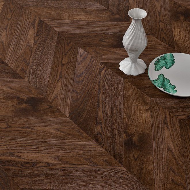 Паркет ёлка Gran Parte Французская ёлка 022 Тоскана Тоскана 15х150х460 - фото 3