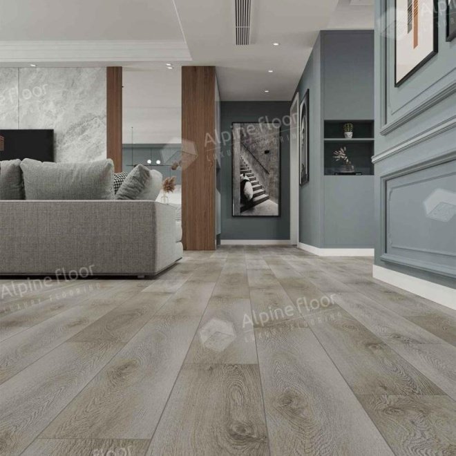 Кварц виниловый ламинат Alpine Floor Grand Sequoia LVT ECO 11-1302 Квебек
 - фото 4