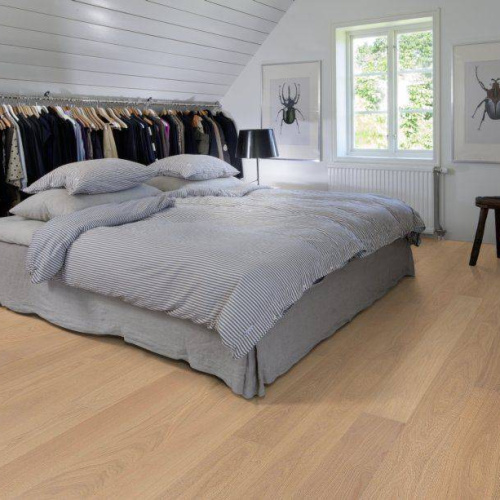 Паркетная доска Upofloor Ambient Oak 4 Grand 138 Brushed White Oiled