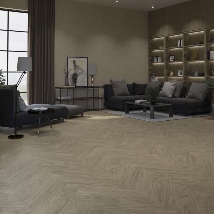 Паркет ёлка Esta Parket Herringbone Nova 14503 Oak HB Nova Elite Sandstone - Фото 3