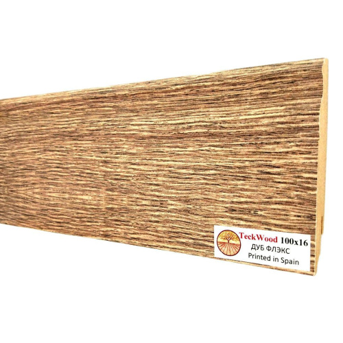 Плинтус TeckWood Цветной Дуб Флекс (Oak Flax)