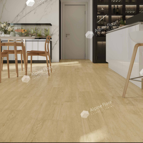 Кварц виниловый ламинат Alpine Floor Easy Line LVT ЕСО 3-23 Дуб Кремовый