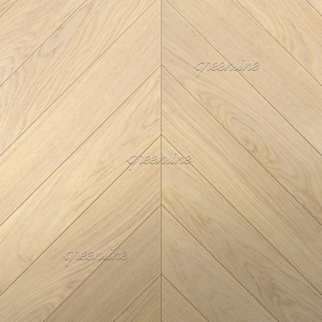 Паркет ёлка Greenline  818 Дуб Блонд французская - фото 1