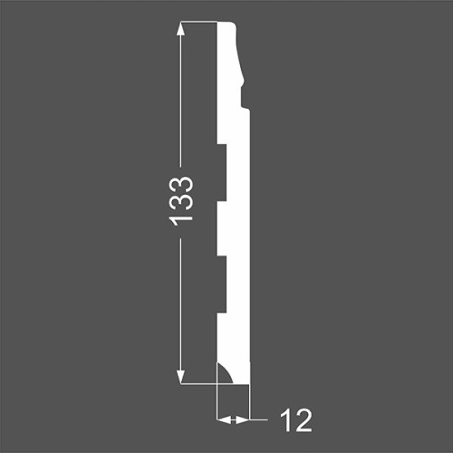 Плинтус Ликорн МДФ Грунтованный Р 23.133.12