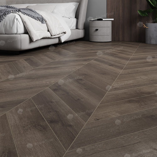 Кварц виниловый ламинат Alpine Floor Chevron Alpine LVT ECO 20-9 Дуб Антарес