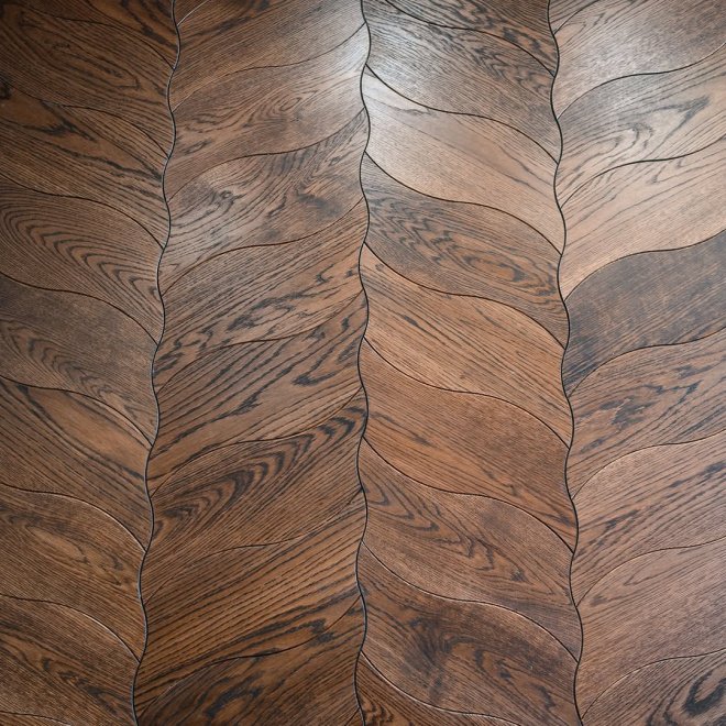 Паркет ёлка Greenline  Волна - фото 1