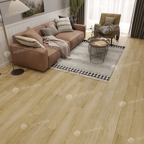 Кварц виниловый ламинат Alpine Floor Easy Line LVT ЕСО 3-33 Дуб старинный