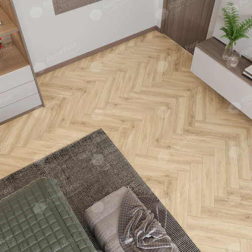 Кварц виниловый ламинат Alpine Floor Parquet Light ЕСО 13-24 Дуб Ригель