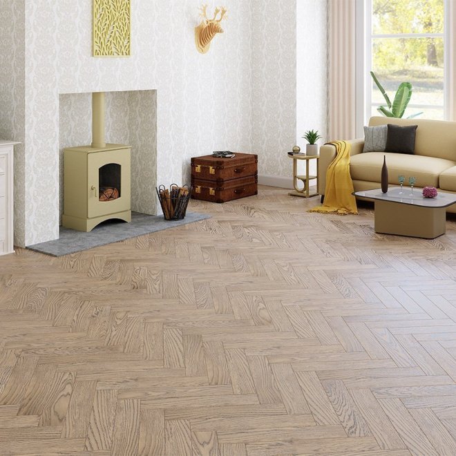 Паркет ёлка Gran Parte Венгерская ёлка 015 Белло Белло 15х150х600 - фото 2