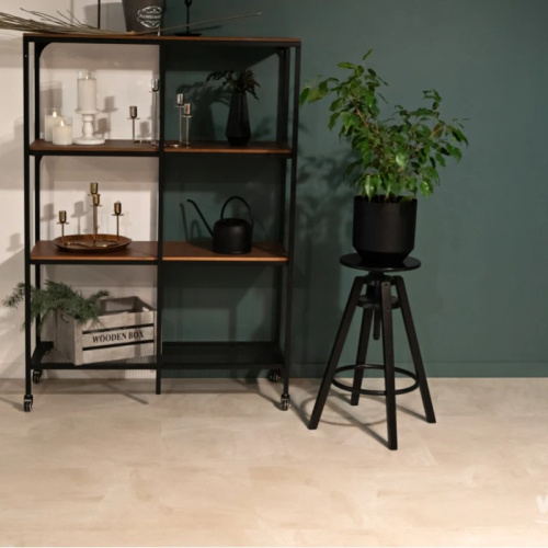 Кварц виниловый ламинат Vinilam Ceramo Stone 71615 Бетон Белый