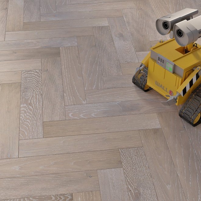 Паркет ёлка Gran Parte Венгерская ёлка 019 Аргенто Аргенто 15х150х600 - фото 3