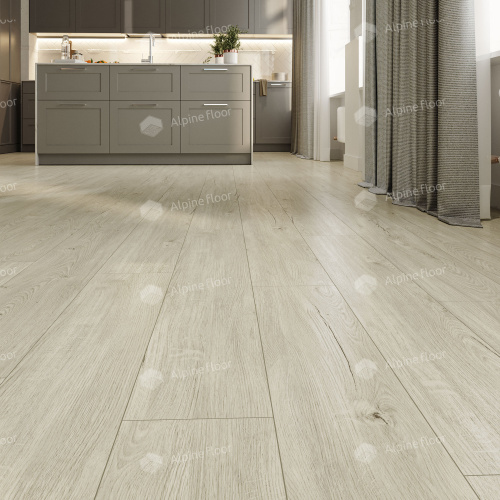 Кварц виниловый ламинат Alpine Floor Sequoia LVT ЕСО 6-8 Секвойя Снежная