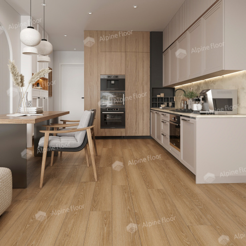 Кварц виниловый ламинат Alpine Floor Easy Line LVT ЕСО 3-38 Дуб Сантана