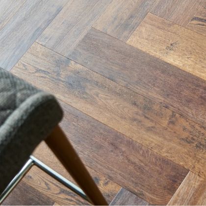 Кварц виниловый ламинат Vinilam Parquet Herringbone Glue GD11155 Паркет Парижский клеевой - Фото 2