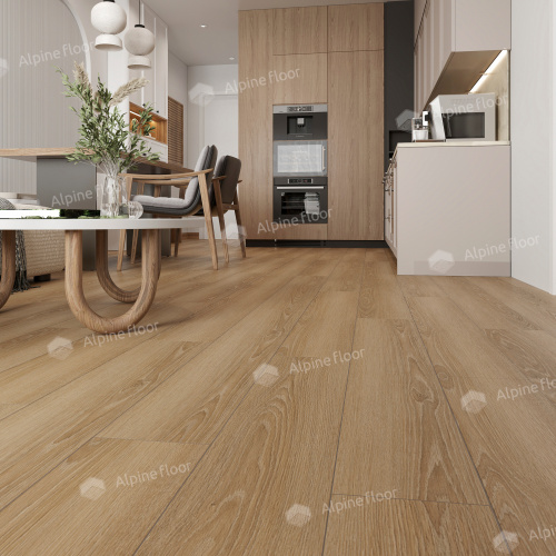 Кварц виниловый ламинат Alpine Floor Ultra LVT ЕСО 5-38 Дуб Сантана