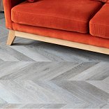 Кварц виниловый ламинат Vinilam Parquet Chevron Glue RI444515CL4 Шеврон Легран клеевой - 1