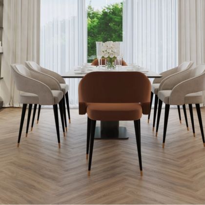 Кварц виниловый ламинат Vinilam Parquet Herringbone Glue GD11355 Паркет Монпелье клеевой - Фото 3