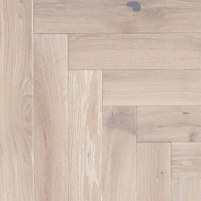 Паркет TarWood Венгерская елка Дуб Дымчатый Дуб Дымчатый 14х140х600 Селект - фото 1