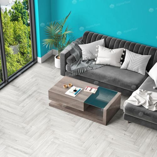 Кварц виниловый ламинат Alpine Floor Parquet Light ЕСО 13-11 Снежный