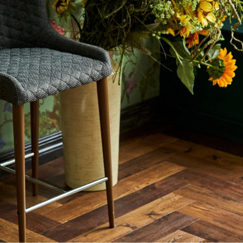 Кварц виниловый ламинат Vinilam Parquet Herringbone IS11155 Паркет Парижский