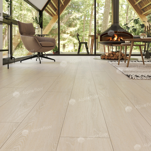 Кварц виниловый ламинат Alpine Floor Easy Line LVT ЕСО 3-14 Дуб Снежный