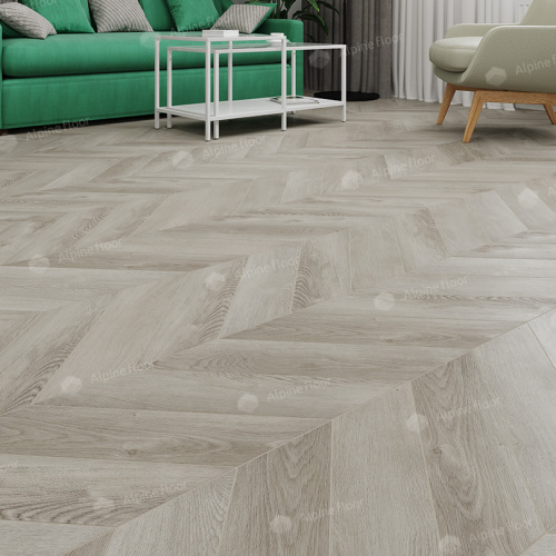 Кварц виниловый ламинат Alpine Floor Chevron Alpine LVT ECO 18-1 Дуб Фантазия