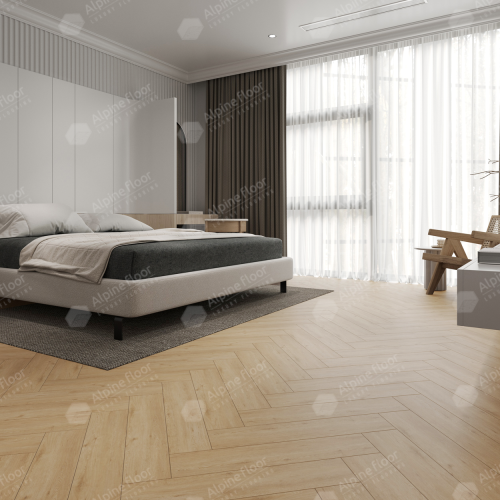 Кварц виниловый ламинат Alpine Floor Parquet Light ЕСО 13-26 Дуб Лесат