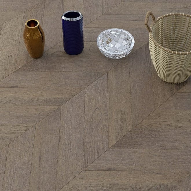 Паркет ёлка Gran Parte Французская ёлка 004 Мокка Мокка 15х110х460 - фото 2