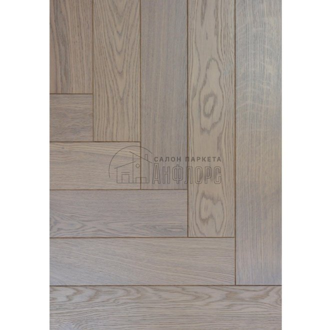 Паркет ёлка Kraft Parkett Английская ёлка 904 904 15х100х600 Прайм - фото 1