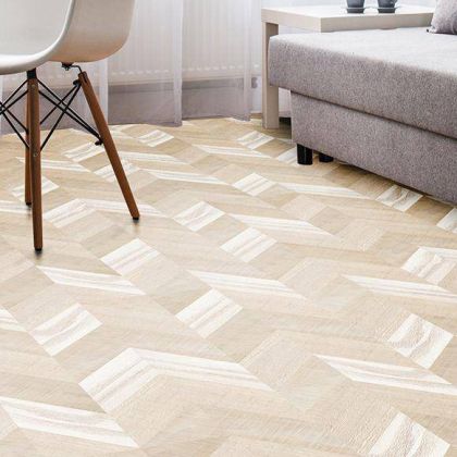 Пробковый пол Corkstyle Chevron Chevron Crème - Фото 4