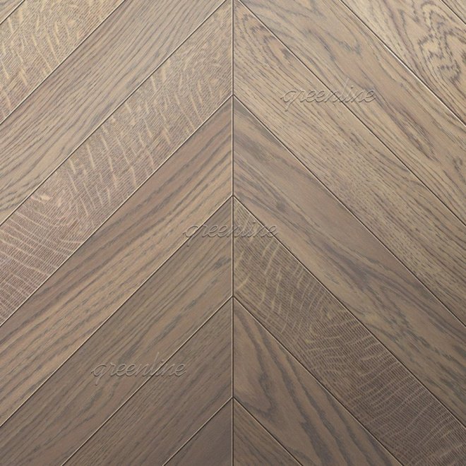 Паркет ёлка Greenline  810 Дуб Рейн французская - фото 1