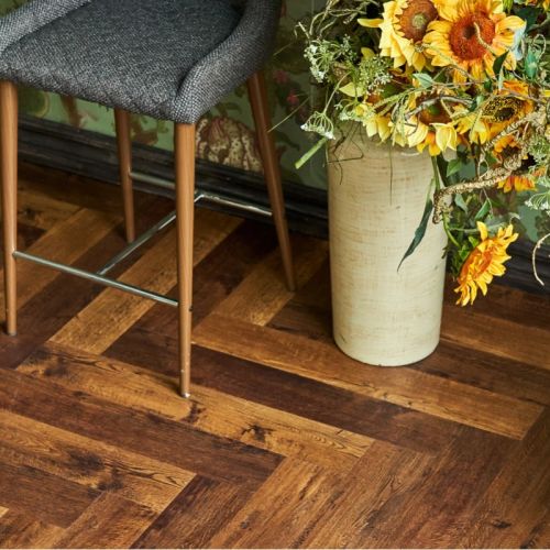 Кварц виниловый ламинат Vinilam  Parquet Herringbone Glue GD11155 Паркет Парижский клеевой