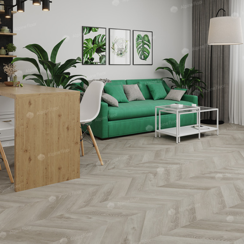 Кварц виниловый ламинат Alpine Floor Chevron Alpine LVT ECO 18-1 Дуб Фантазия