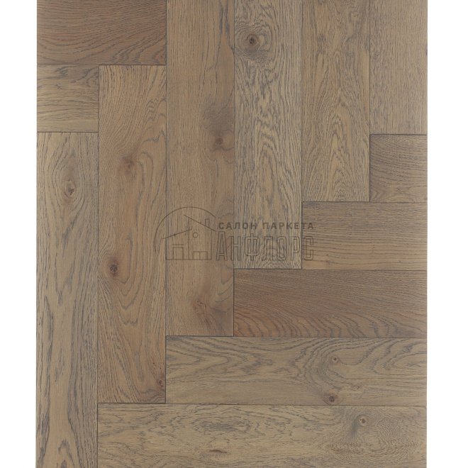 Паркет ёлка Brinel Английская ёлка Дуб Level Дуб Level 15х100х600 Классик - фото 4