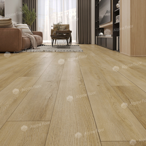 Кварц виниловый ламинат Alpine Floor Ultra LVT ЕСО 5-33 Дуб старинный