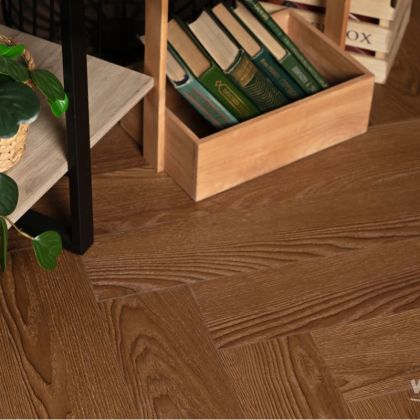 Кварц виниловый ламинат Vinilam Parquet Herringbone Glue GD11200 Паркет Винсент клеевой - Фото 3