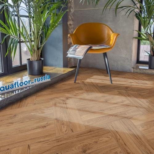 Кварц виниловый ламинат Aquafloor Parquet Glue AF2507PG