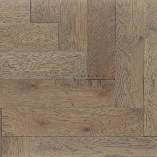 Паркет ёлка Brinel Английская ёлка Дуб Level Дуб Level 15х100х600 Классик - фото 2