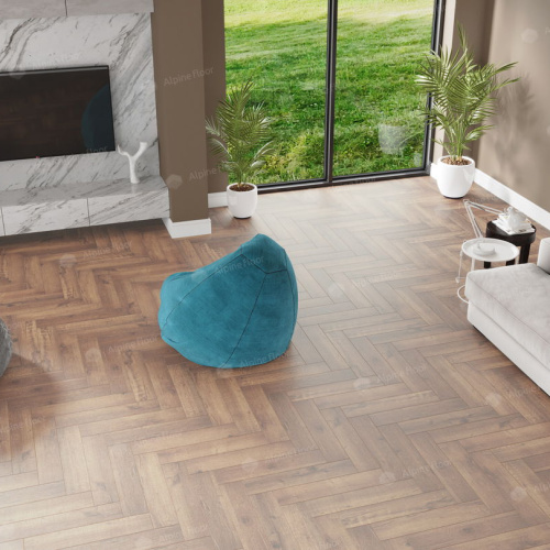 Кварц виниловый ламинат Alpine Floor Parquet Premium ECO 19-2 Дуб Royal