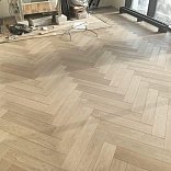 Паркет ёлка Brinel Английская ёлка Дуб Nugat - 1