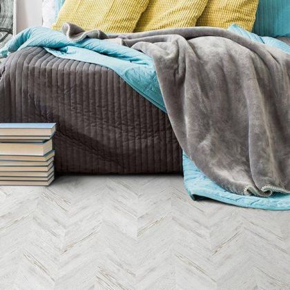 Пробковый пол Corkstyle Chevron Chevron White - Фото 4