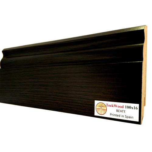 Плинтус TeckWood Цветной Венге (Wenge)