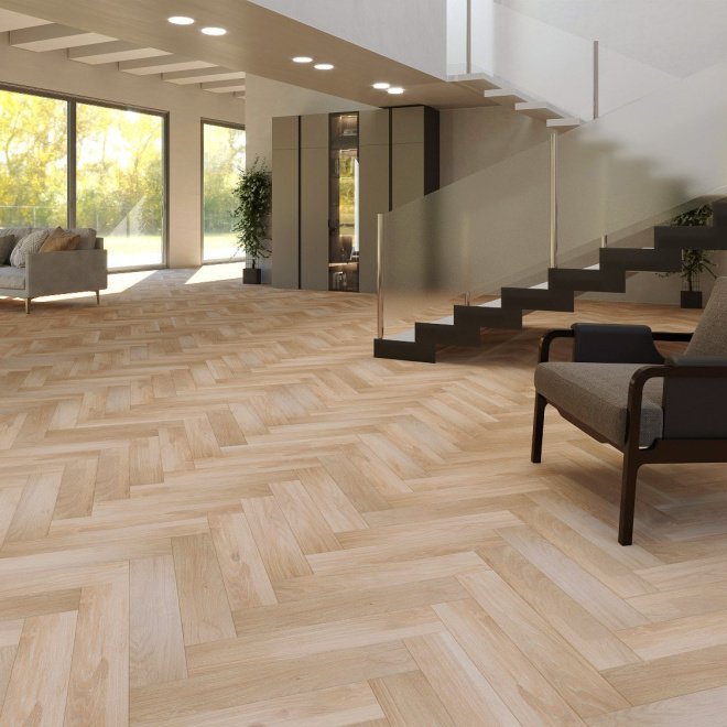 Паркет ёлка Gran Parte Венгерская ёлка 029 Примавера Примавера 15х110х550 - фото 3