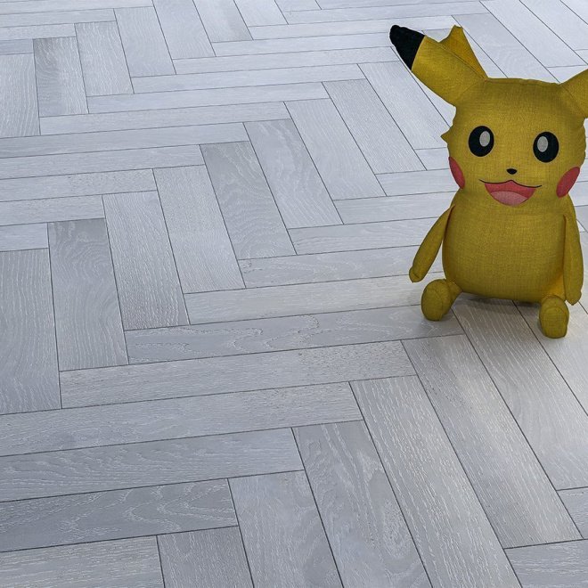 Паркет ёлка Gran Parte Венгерская ёлка 017 Желато Желато 15х150х600 - фото 4