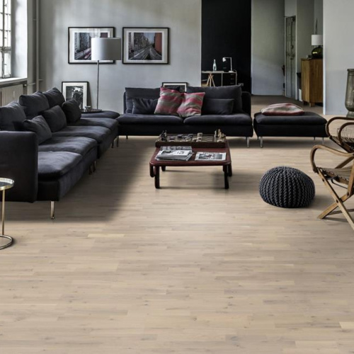 Паркетная доска Kahrs Дуб Loft White Strip Kahrs