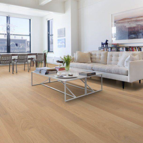 Паркетная доска Upofloor Ambient Oak 4 Grand 138 Brushed White Oiled