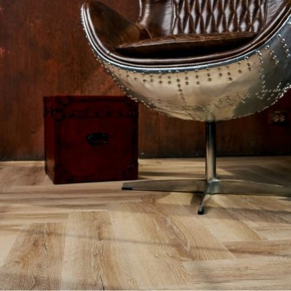 Кварц виниловый ламинат Vinilam Parquet Herringbone Glue GD11166 Паркет Классический клеевой - Фото 4